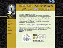 Tablet Screenshot of mainstreet.ripley.ms